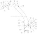 72589,áDischargeáAssembly Diagram and Parts List for CH8993H 76835 Bear Cat Chipper Shredder